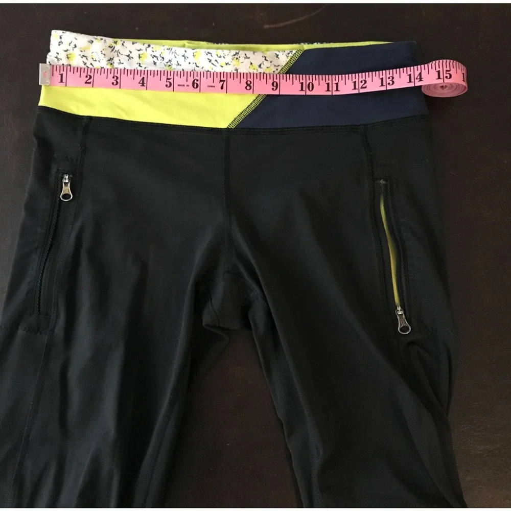 Lululemon Inspire Tight II Mesh 6 Black Quilt 29 Luxtreme Run Leggings
